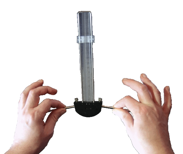Hold the antenna like a crab